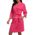 Lightweight Robe Short Knit Women's Bathrobe